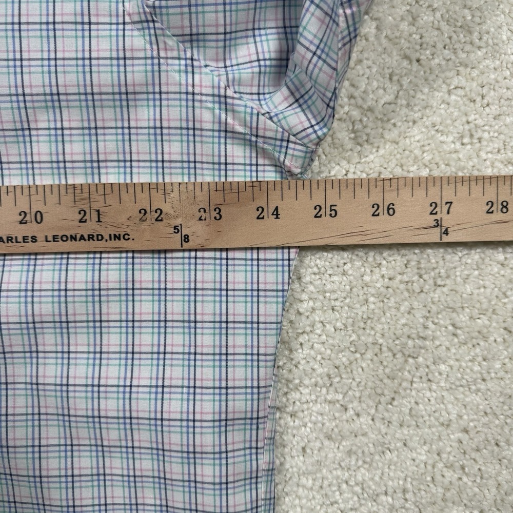 Lauren Ralph Lauren Shirt Men's 17.5 36/37 Slim Fit Stretch Non Iron Long Sleeve - Picture 5 of 7